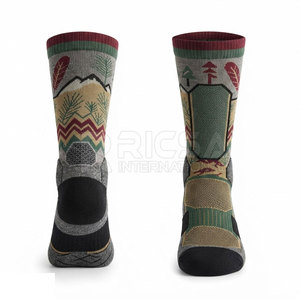 Chaussettes de chasse standard, chaussettes décontractées rembourrées, confortables, extensibles, séchage rapide, respirantes pour la randonnée, le trekking, la pêche - Product Image 5