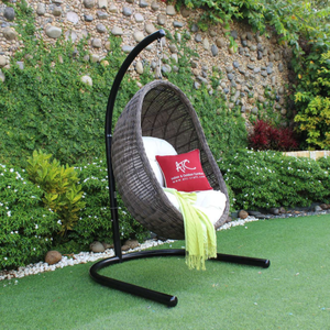 Comfortable ATC Furniture RAHM-002 Modern Outdoor Wicker <b>Swing</b> Chair for <b>Patio</b> Terrace Garden Use - Product Image 1