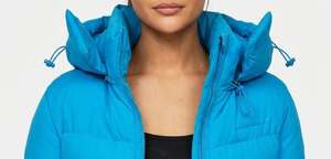 Chaquetas cortas acolchadas de hip hop para mujer, chaqueta corta acolchada con capucha, estilo boxy, corta, de burbujas, de invierno, de diseñador, cómoda y cálida - Product Image 4