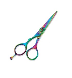 Ciseaux de coiffure en titane, acier inoxydable, ciseaux de barbier, ciseaux de coupe de cheveux, ciseaux de beauté capillaire, ciseaux de coiffure - Product Image 1