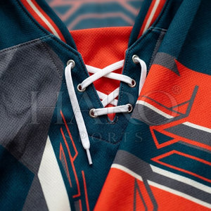 Ropa Deportiva Personalizada, Jersey de Hockey sobre Hielo Sublimado con Logotipo, Nombre y Número Personalizados para la Identidad del Equipo - Product Image 6