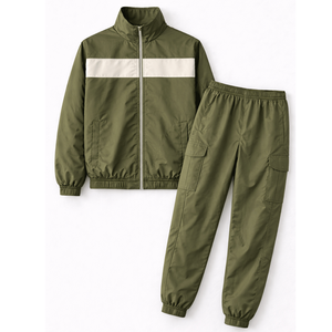 Conjunto deportivo ligero para hombre, diseño de chándal cortavientos, diseñado para correr, entrenamientos, viajes y uso diario cómodo. - Product Image 2