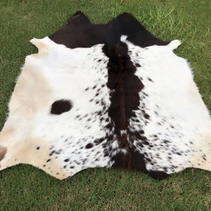 Alfombra de piel de vaca auténtica, piel de vaca premium con pelo, para sala de estar, dormitorio, decoración interior rústica - Product Image 6