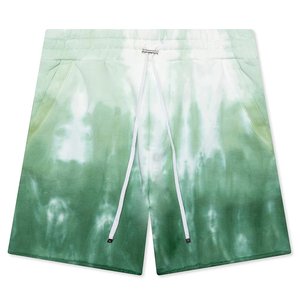 Pantalones Cortos Tie Dye para Hombre con Logotipo Personalizado, Casuales, de Verano, Estilo Urbano, Transpirables, Mezcla de Algodón, con Cordón Ajustable, para Playa y Gimnasio - Product Image 1