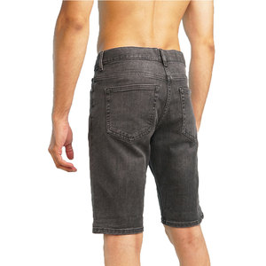 Pantalones Cortos de Mezclilla para Hombre al por Mayor ODM, Estilo Carpintero, con Etiqueta Personalizada, Logotipo de Marca Personalizado, Lavado Claro, Lisos - Product Image 2
