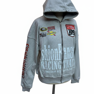 Sweat à capuche zippé pour hommes, fabriqué en usine, imprimé à l'écran, prix abordable, matériaux de qualité, services OEM, très demandé - Product Image 5