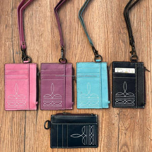 กระเป๋าใส่บัตรหนังแท้สำหรับผู้หญิงกระเป๋าสตางค์หนังแท้ขนาดเล็กทันสมัยขายดีกระเป๋าใส่เหรียญใช้ได้ทั้งชายและหญิง - Product Image 5