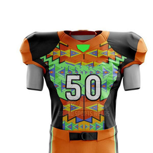 American Football Uniform Breathable Lightweight Fabric With Enhanced Stitching For <b>Long</b> Training And Competitive <b>Match</b> Use - Product Image 4