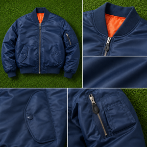 Wholesale Men's Classic MA-1 Flight Bomber <b>Jacket</b> Waterproof Windproof Style <b>Pilot</b> Coat Padded Winter Streetwear <b>Jacket</b> - Product Image 6