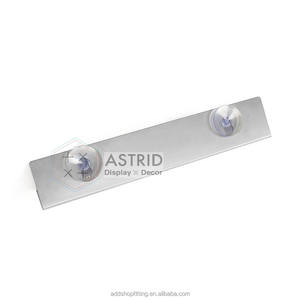 Expositor de Pelucas Giratorio de Acero Inoxidable Plateado de Alta Gama, Ecológico, con Logotipo Personalizado, para Montar en la Pared - Product Image 5