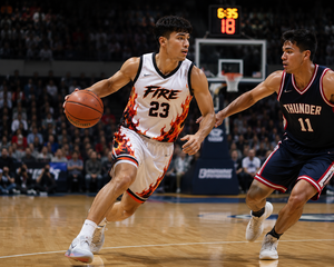 Ensemble d'uniformes de basketball personnalisés, vêtements d'équipe sur mesure avec impression par sublimation et tissu respirant - Product Image 6