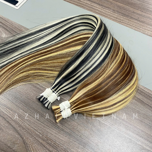 Prix de gros Extensions de cheveux en vrac Forte et soyeuse Double noyer 100 grammes Couleurs de surbrillance 26 pouces - Product Image 2