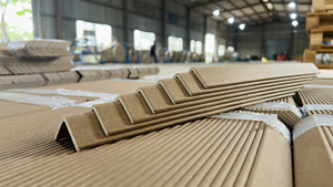 Venta al por mayor de alta calidad FSC certificado Pallet Edge Protector papel ángulo tablero papel cajas rígidas cartón en forma de V - Product Image 3