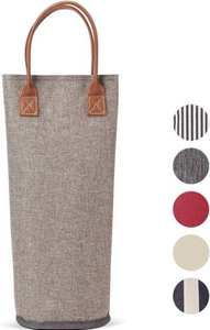 Bolsa Reutilizable Ecológica para Botella de Agua de Yute con Correa Larga para Senderismo y Picnic - Product Image 3