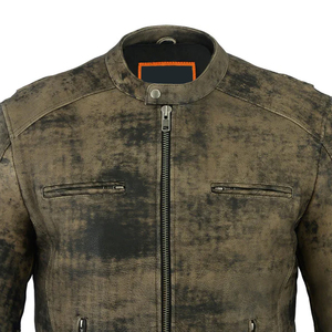 Veste en cuir d'agneau pour homme, prix de vente exceptionnel, confortable, imperméable, mode hiver, qualité supérieure - Product Image 5