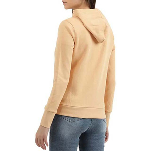 Sweat à capuche zippé pour femme, personnalisé, chaud, coupe-vent, design simple et uni, 100% coton molletonné. - Product Image 2