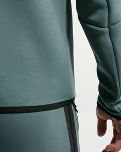 Sweat-shirt à capuche pour homme, fermeture éclair intégrale, tricoté, couleur unie, respirant, décontracté, pour l'automne - Product Image 4