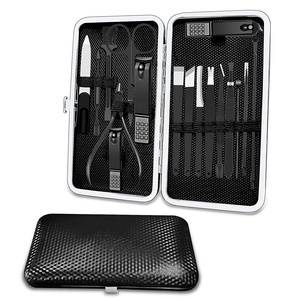 Sustainable Stainless Steel Nail Clippers Set <b>Pedicure</b> & Manicure Kit with Cleaner Cuticle Grooming <b>Tool</b> - Product Image 1