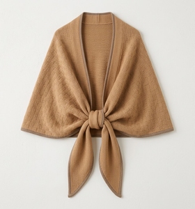 Custom Women Knit Sweater Tops <b>Large</b> Scarf Coat With Sleeve Wrap Winter Warm Plain Solid Color Shawl Scarves - Product Image 1