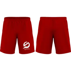 Shorts de sport respirants 100 % polyester, taille mi-haute, pour la gym, la course et le fitness - Product Image 1