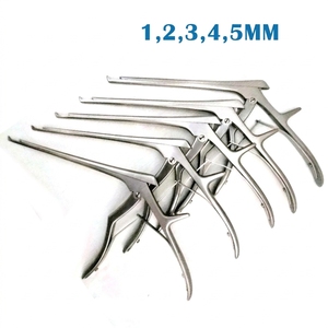 ชุดเครื่องมือผ่าตัดกระดูกต้นคอ Kerrison Rongeurs ขนาด 8 นิ้ว 12,3,4,5 มม. จำนวน 10 ชิ้น ทำจากเหล็กกล้าไร้สนิมอย่างดี ได้รับการรับรองมาตรฐาน ISO - Product Image 1