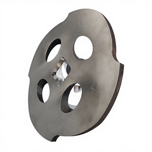 Placa perforada mecanizada por CNC / Placa de montaje circular (también similar a una placa de rotor / placa espaciadora / placa de sujeción) - Product Image 1