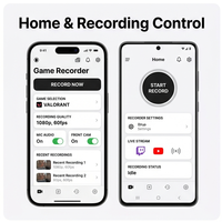 Aplicación RoyalCraft Enterprise Game Recorder para IOS/Android/Linux/Mac - Transmisión en Vivo y Editor de Video en Stock