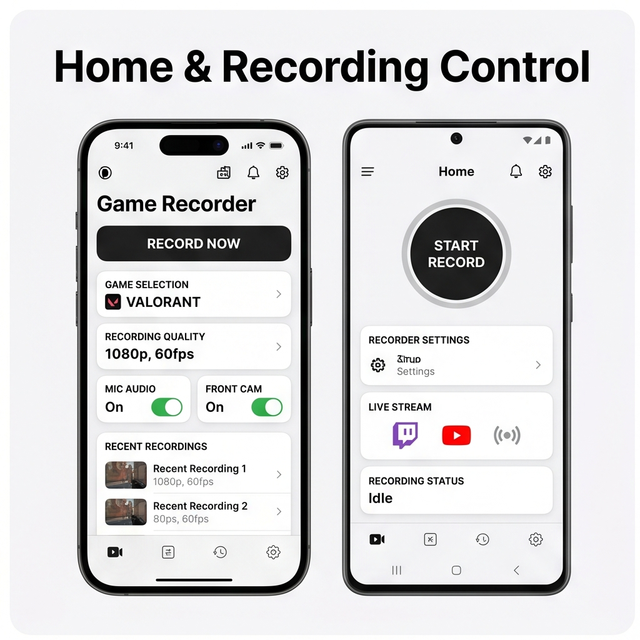 RoyalCraft Enterprise Game Recorder App for IOS/Android/Linux/Mac-Live Stream & Video Editor in Stock