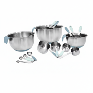 Wholesale 11-Piece Stainless Steel <b>Measuring</b> <b>Tools</b> Set Includes Bowl and <b>Measuring</b> Spoon for Accurate Measurements - Product Image 1