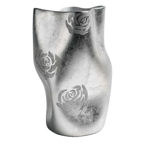 Vase à fleurs décoratif artisanal en métal idées de décoration intérieure Vase sculpté fait à la main Pot de fleur de table métallique pour les ventes - Product Image 3