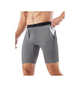 กางเกงผู้ชายไซส์ XS แห้งเร็ว ระบายอากาศได้ดี เป็นมิตรกับสิ่งแวดล้อม เอวยางยืด สีพื้น ผ้าตาข่ายรัดรูป สำหรับฝึกซ้อม/วิ่ง/ออกกำลังกาย/ชายหาด/กีฬา - Product Image 4