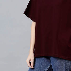 T-shirts décontractés pour femmes en polyester, col en V, manches courtes, respirants, compressés, anti-rides, séchage rapide, écologiques et tendance - Product Image 5