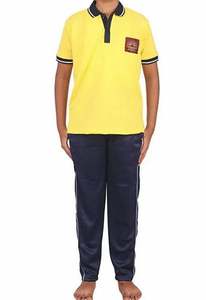 Uniforme Escolar, Camiseta de Algodón para Niños, Uso Diario, con Logotipo Escolar Impreso, Exportador de India, Precio al por Mayor - Product Image 6