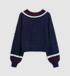 เสื้อสเวตเตอร์ถักสไตล์วิทยาลัย วาร์ซิตี้ อุ่นพิเศษสำหรับฤดูหนาว - เสื้อไหมพรมถักเนื้อนุ่ม สีพื้น สำหรับผู้หญิง รุ่นหนา ระบายอากาศได้ดี ปี 2026 - Product Image 2