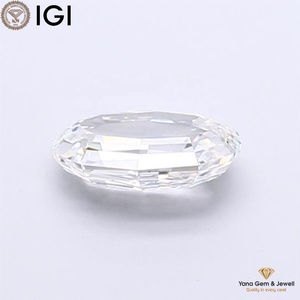 Diamant ovale taille étagée, certifié IGI, couleur E, clarté VS1, 1,00 carat, cultivé en laboratoire CVD, magnifique pour bague de fiançailles - Product Image 5