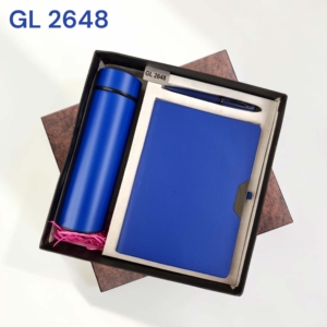 Set de Regalo Corporativo Azul de 10 Piezas, Libreta, Bolígrafo, Botella de Agua de Acero Inoxidable, Marca Olivia, Regalos Personalizados - Product Image 1