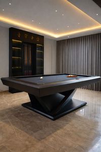 Mesa de Billar Moderna Kingston, Mesa de Juego de Billar de Diseño de Lujo, Premium para Entretenimiento en el Hogar, Hotel o Club - Product Image 3