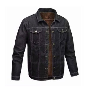 Veste en jean décontractée pour homme, en coton délavé, boutonnée, style streetwear, pour tous les jours - Product Image 2