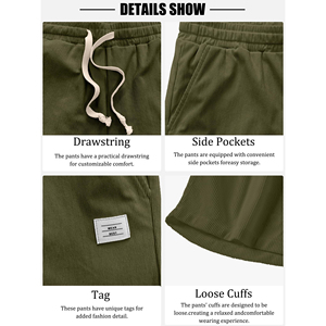 Premium Lightweight High Quality Cotton <b>Acid</b> Wash Shorts Men's Luxury Streetwear <b>Drop</b> Plain Bottoms Sustainable Fabric Shorts - Product Image 5
