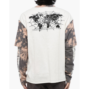 Custom Double Sleeve Shirt Streetwear Graphic Boxy Waffle Hip Hop High Quality for Men Double Layer Oversized <b>Long</b> Sleeve <b>TShirt</b> - Product Image 6