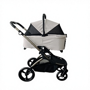 Nuovo design, acquisto ottimale, montaggio rapido, bestseller, passeggino 3-in-1 con seduta reclinabile, carrozzina High Landscape, certificato EN per neonati - Product Image 1