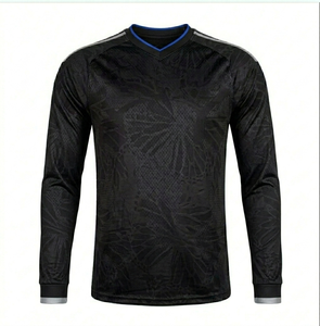 Camiseta de Fútbol para Hombre, Uniforme de Equipo Personalizado, Transpirable, 100% Poliéster, Manga Corta, Logotipo Frontal, Ropa Deportiva de Práctica - Product Image 1