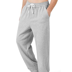 Nouveau pantalon décontracté gris pour homme, style Hong Kong, 300g, taille mi-haute élastique, pantalon de jogging pour femme - Product Image 6