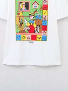 Camisetas de Punto Estampadas Personalizadas para Mujer, Fabricante OEM, Tela de Algodón Premium Suave y Cómoda para Marcas de Moda y Pedidos al por Mayor - Product Image 5