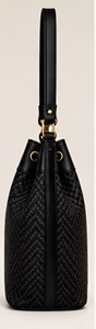 Bolso de Hombro Tipo Cubo de Cuero Genuino Premium Vintage para Mujer, con Cordón, de Lujo, para Invierno, Venta al Por Mayor OEM ODM - Product Image 2