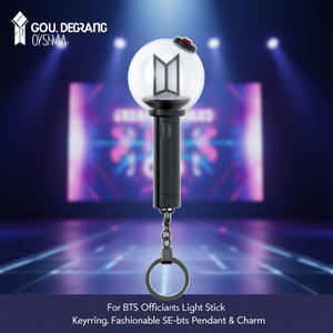 พวงกุญแจแท่งไฟวงบีทีเอสอย่างเป็นทางการ ดีไซน์ทันสมัย SE-bts จี้และเครื่องประดับ - Product Image 3