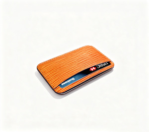 New Item Castello Handmade Luxury High Quality Genuine Cowhide Embossed Leather Soft Slim Card Case Ripple Texture Business - Product Image 4
