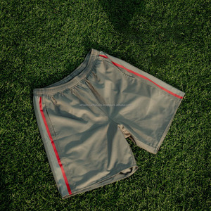 กางเกงขาสั้นกีฬาออกกำลังกายสำหรับผู้ชายมีลายทางด้านข้างเป็นมิตรกับสิ่งแวดล้อมโลโก้ตามสั่งสำหรับฤดูร้อน - Product Image 1