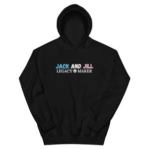 เสื้อฮู้ดดี้แขนยาวลายกราฟิก Jack and Jill Legacy รุ่น Unisex ผ้าฟลีซนุ่มสบาย สไตล์ลำลอง รับผลิตตามสั่ง ขายส่ง - Product Image 1