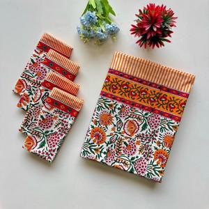 Lot en gros de serviettes de table carrées classiques faites à la main en coton imprimé au bloc, personnalisables, de haute qualité et très douces, pour toutes les saisons, pour la maison - Product Image 4